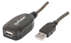 Manhattan USB Repeater Cable USB 2.0 A - A Str/Blk 20.00m si retail