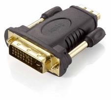 Equip DVI-D to HDMI Adapter, Bidirectional. 1920x1200 St/Bu        sw Polybag
