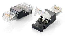 Equip Connectors Cat5e unshielded RJ45 incl. 2pcs trans. poly bags