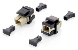 Equip LWL-Keystone Adapter 8-pack SC Simplex black polybag