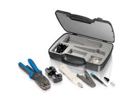 Equip Tool case, unshielded Cat6 RJ45, + 20 pieces black