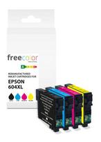 Freecolor Epson 604XL Multipack Black/Color/Red/Blue 12ml+3x11ml remanufactured