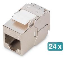 Digitus Keystone Cat6A shielded 24 pieces tool-free