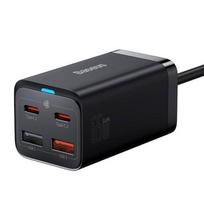 Baseus GaN3 Pro, 2x USB-C, 2x USB, 65W (black)