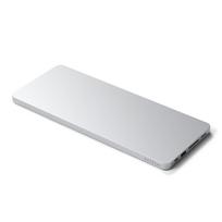 Satechi Slim Dock for iMac 24" USB-C (USB-C 10Gb, USB-A 10Gb, 2x USB-A, micro/SD card reader, NVMe SATA slot) (silver)