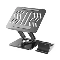 Wozinsky laptop stand 360° black + phone stand