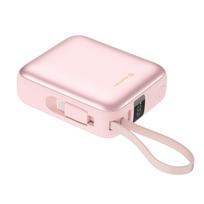 Swissten SPACE Power Bank Universal External Battery USB-C / Lightning / 10000 mAh Pink