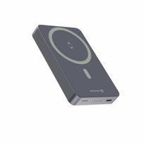 Swissten Fusion Power Bank Universal External Battery MagSafe / Apple Watch / 10000 mAh Silver