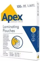 FELLOWES Laminating film APEX 100 pieces Glossy A4 LIGHT