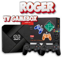 RoGer Game Console TV + Game Box G5 Retro 64GB