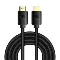 Baseus CAKGQL01 HDMI cable, 3 m, HDMI Type A (Standard), Black, Silver