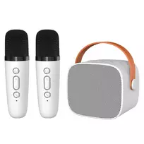 Blavec Portable Bluetooth Speaker WS-07 Karaoke Party - 5W with 2 microphones (WS07-2MW) whiteEnglish: Portable Bluetooth Speaker WS-07 Karaoke Party - 5W with 2 microphones (WS07-2MW), white