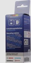 Nukalkinimo tabletės kavos aparatui BOSCH C364837, 6x18g BOSCH/SIEMENS 00312574