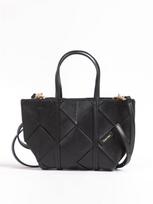CALVIN KLEIN Moteriška rankinė, WOVEN MINI TOTE CROSSBODY