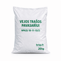 Pavasarinės trąšos vejai, NPK 18-11-13 (7), 20 kg