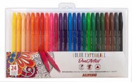Flomasteriai ALPINO Color experience double 24 spalvos