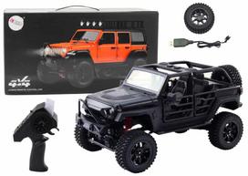 Nuotoliniu būdu valdomas visureigis RC 2.4G 4x4 juodas