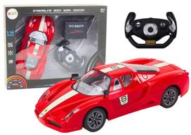 Nuotoliniu būdu valdomas sportinis automobilis 1:16 raudonas