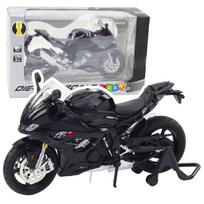 Metalinis sportinio motociklo modelis S1000 1:12 juodas