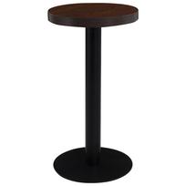 Bistro staliukas tamsiai rudos spalvos 40cm MDF
