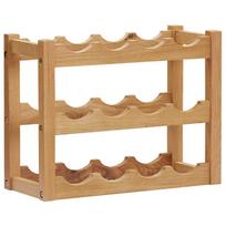 Stovas vynui skirtas 12 butelių 47x21x36cm ąžuolo masyvas