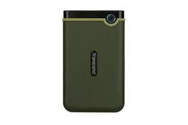 TRANSCEND 1TB StoreJet 25M3G USB 3.1 2.5 Rubber Case Anti-Shock Military Green Slim