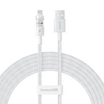 Baseus Gem USB-A į Lightning 2.4A greito įkrovimo laidas 2 m, baltas