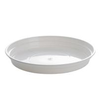 Lėkštelė vazonui Uniplastex UPO18, balta sp., 18 cm