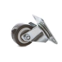 Ratukas Haushalt W40PU-B, Ø 4 cm, juoda sp./pilka sp.