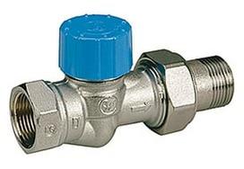 Ventilis Giacomini R402H, termostatinis, 1/2 colio - išorinis sriegis, 1/2 colio - vidinis sriegis
