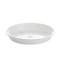 Lėkštelė vazonui Uniplastex UPO14, balta sp., 14 cm