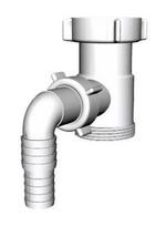 Jungtis skalbimo mašinai Ani Plast M110, 23 mm, balta sp.