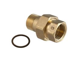 Jungtis TDM Brass 230R, 3/4 colio - išorinis sriegis / 3/4 colio - vidinis sriegis, 3/4"