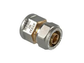 Užveržiamas antgalis TDM Brass 1035, 16mm x 1/2", žalvaris/nikelis