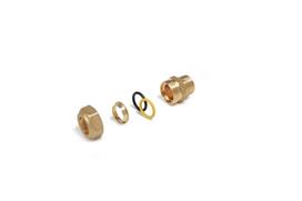 Užveržiama jungtis variniams vamzdžiams Giacomini R180M, 18mm x 3/4", žalvaris