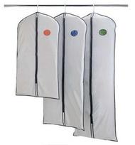 Rūbų maišas Rayen Basic M, 135 cm x 60 cm, plastikas, juoda sp.