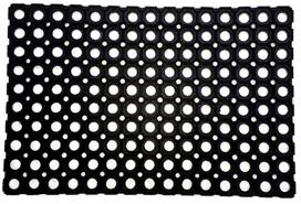 Durų kilimėlis Domoletti Rho 002, juoda sp., 40 cm x 60 cm x 1.2 cm