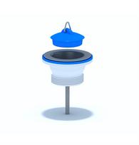 Ventilis sifonui Ani Plast M205EU, 37 mm, 64 mm, mėlyna sp./balta sp.