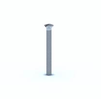 Varžtas sifonui Ani Plast MN063EU, 6 mm, pilka sp.