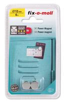 Magnetas Fix-O-Moll 3562812, pilka, 6 vnt.