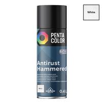 Aerozoliniai dažai Pentacolor Hammered Effect, dekoratyviniai, balta sp., 0.4 l
