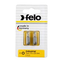 Atsuktuvų antgalių komplektas Felo 02615036, Torx 15, 25 mm