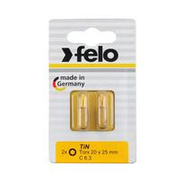 Atsuktuvų antgalių komplektas Felo 02620067, Torx 20, 25 mm