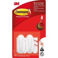 Kabliukas 3M Command T17082C, balta sp., 2 vnt.