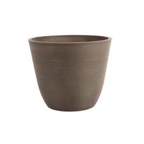 Gėlių vazonas Domoletti 13D25, spw, Ø 25 cm, tamsiai ruda sp.