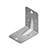 Tvirtinimo kampas Haushalt, 90 mm x 90 mm x 65 mm x 2 mm, sutvirtintas