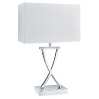 Stalinis šviestuvas Searchlight Club EU7923CC, E14, 60W, balta sp./chromo sp.