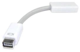 Adapteris Qoltec Adapter DVI-mini to HDMI Mini DVI male, HDMI female, 0.15 m, balta sp.