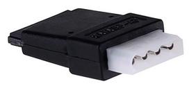 Adapteris Akyga AK-CA-54 SATA female, 4 pin Molex female, juoda sp.