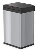 Šiukšliadėžė Hailo Big-Box Swing, sidabro sp./juoda sp., 35 l, 50 cm x 34 cm